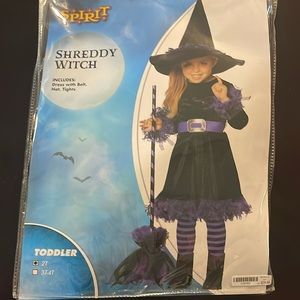 Shredded witch 2T costume